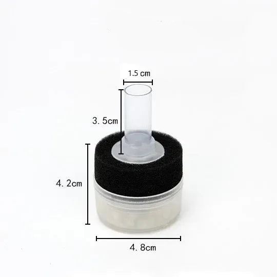 Bubble Flow Aquatics Sponge Filter w/ Compartment