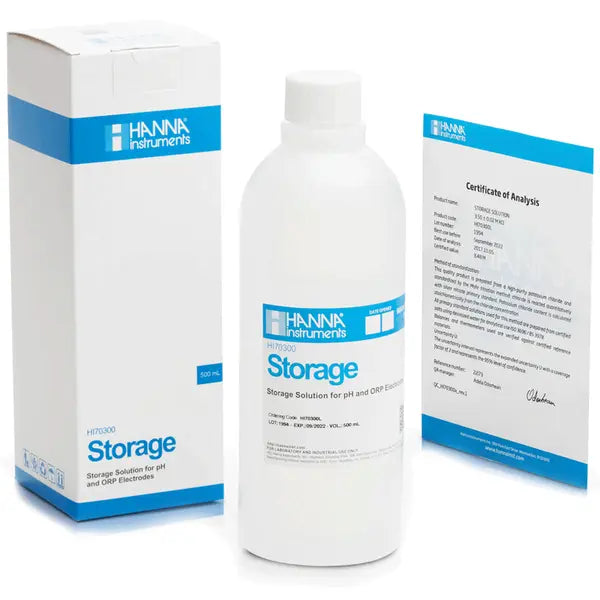 Hanna pH Electrode Storage Solution (500 mL)