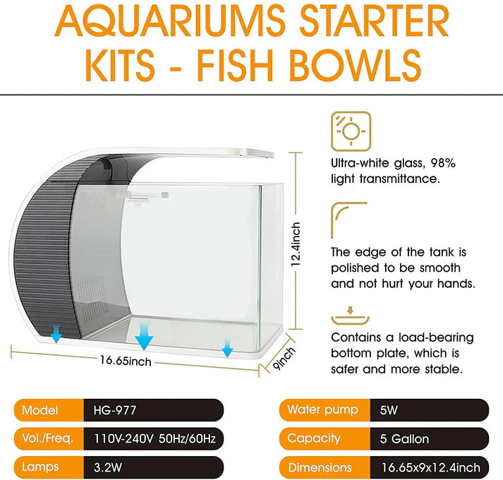 Hygger Aquarium Starter Kit